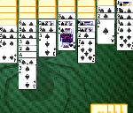 Obrázek stránky Jednobarevný Spider Solitaire