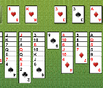 Obrázek stránky Free Cell solitaire